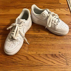 Women's White Air Force 1's